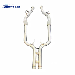 ท่อลงเทอร์โบประสิทธิภาพสูงสำหรับ Mercedes-Benz S400 S500 W222 M256 3.0T ผลิตจากสแตนเลส 304 พร้อมแผ่นกันความร้อน - Product Image 1
