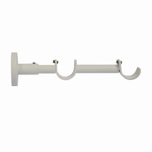 Soporte de Doble Pared para Cortinas LOFT LINE, Accesorios de Plástico para Cortinas, Color Blanco, Diseño Minimalista en Forma de U - Product Image 1