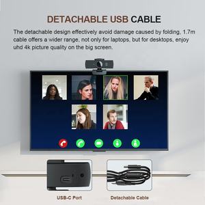 Anywii Factory Direct Venta caliente 4K Autofocus PC USB <span class=keywords><strong>Webcam</strong></span> para videoconferencia Llamadas Venta caliente Cámara Web con sensor de imagen CMOS - Product Image 6
