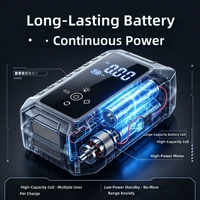 Pompe à air intelligente sans fil pour voiture, compacte, portable, rechargeable, éclairage, affichage numérique premium, gonflage des pneus