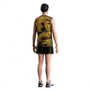 Uniformes de Boxeo Tailandés de Sublimación Suave de Buena Calidad, 2 Conjuntos de Ropa Deportiva de Boxeo Chaleco de Gimnasio Mma para Hombre de Alta Calidad - Product Image 6