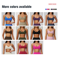 Pabrik Pakaian Olahraga Khusus OEM, Produsen Bra Olahraga Wanita Model Criss Cross, Atasan Yoga Crop Top, Pakaian Fitness Workout