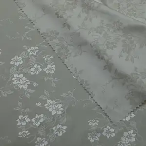 polyester spandex satin jacquard fabric for clothing