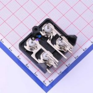 DOSIN-801-0014 RF Coaxial Connector Through hole Component (THT) Connector Board-to-Board Inner Hole 4 9.5mm - Product Image 2