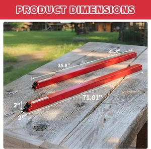 Système d'assistance à la levée de hayon pour remorque utilitaire à deux poteaux, robuste, assistance à la levée des deux côtés pour hayons de 4 à 6 pieds, capacité de 400 lb - Product Image 2