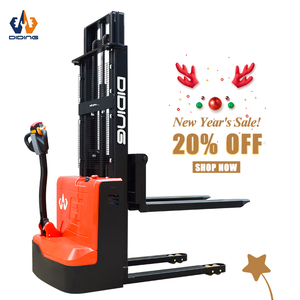 Apilador de palés semieléctrico marca DIDING de 2 toneladas Fabricante de montacargas manual semiautomático - Product Image 1