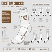 Chaussettes de sport en coton à logo tricoté, mi-mollet, douces et confortables, pour la gym, le sport, et le quotidien, personnalisables, pour toutes les saisons