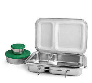Aohea food grade safe metal 304 stainless steel small size office durable tiffin bento box