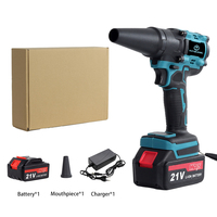 Souffleur de feuilles électrique sans fil Turbo 21v vitesse réglable 800W batterie au Lithium Air Duster Portable pour le nettoyage de voiture industriel