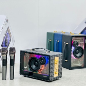 2024 Sáng Tạo A66 Trong Suốt Karaoke <span class=keywords><strong>Bluetooth</strong></span> Loa Với <span class=keywords><strong>2</strong></span> Microphone Chất Lượng Cao Loa Không Dây - Product Image 6