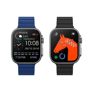 Satış 1.83 inç Bluetooth akıllı saat kalori kalp hızı kan oksijen izleme spor akıllı saat IOS Android akıllı gelecek