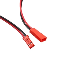 ZYSY 10 paires de connecteurs JST à 2 broches de 100 mm, mâle + femelle, câble pour jouets RC, batterie, lampe LED