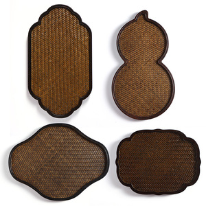 Bamboo <b>Tea</b> <b>Tray</b> Irregular Shape Eco Friendly For Kung Fu <b>Tea</b> Afternoon <b>Tea</b> Use - Product Image 1