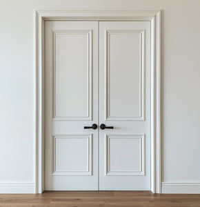 Nouveau design de porte pour animaux de compagnie de taille personnalisée pour porte de maison en bois, rabat de porte isolé verrouillable pour chat et chien - Product Image 5