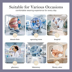 Nuovo Set di Divise Mediche Elasticizzate con Tasche, Uniformi per Infermieri, Medici, Chirurghi, Tute da Lavoro per Centri Estetici - Product Image 3