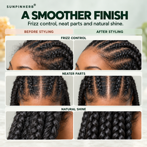 SUNPINHE Gel Coiffant au Miel 64Oz Fixation Forte Anti-Frisottis pour Tresses, Locs, Twists, Bords, Cornrows, Brillance Naturelle, Gel Coiffant Professionnel - Product Image 6