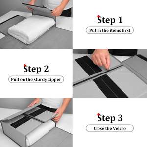 Organisateur <span class=keywords><strong>de</strong></span> literie pliable <span class=keywords><strong>de</strong></span> <span class=keywords><strong>grande</strong></span> taille <span class=keywords><strong>pour</strong></span> couvertures, organisateur <span class=keywords><strong>de</strong></span> linge pliable <span class=keywords><strong>pour</strong></span> ensemble <span class=keywords><strong>de</strong></span> <span class=keywords><strong>housse</strong></span> <span class=keywords><strong>de</strong></span> <span class=keywords><strong>couette</strong></span> - Product Image 3