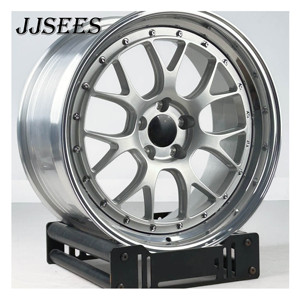JJSEES 5x130 Jantes forgées en 2 pièces RS2 pour <span class=keywords><strong>Porsche</strong></span> <span class=keywords><strong>964</strong></span> Turbo 911 993 996 997 991 17 18 19 20 pouces, jantes en alliage avec lèvres polies - Product Image 5