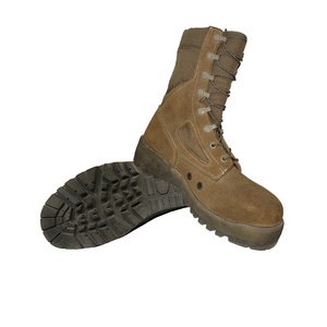 Promotion de commerce extérieur, chaussures de sécurité pour hommes, cuir de haute qualité, antidérapantes, résistantes à l'usure, bottes de travail d'extérieur - Product Image 1