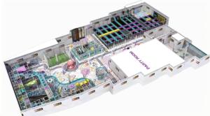 Thương mại trong nhà Jungle Slide bóng hồ bơi CE chứng nhận tùy chỉnh kích thước tối đa công suất 500 + chất lượng Trampoline công viên - Product Image 5