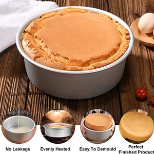 Juego de Utensilios para Hornear de 2-16 Pulgadas, Moldes para Pastel, Juego de Bandejas Redondas Antiadherentes de Aluminio Anodizado Reutilizables - Product Image 3