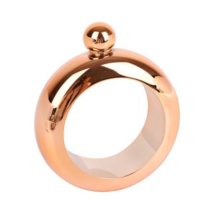 Taza de Vino Moderna y Ecológica de Acero Inoxidable de 3.5oz con Tapa para Regalo de Fiesta - Product Image 1