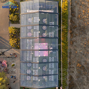 Cấu trúc nhôm đám cưới bên marquees Lều PVC rõ ràng mái ngoài trời atrium Lều đám cưới - Product Image 3