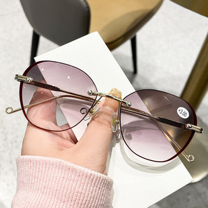 Nouvelle Arrivée 2026 – Lunettes de Lecture Shoneray Sans Monture pour Femme, Luxe, Anti-Lumière Bleue, Verres PC Transparents, Grande Taille - Product Image 3