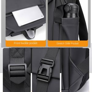 Custom Logo Outdoor <b>Men</b> Designer Daily Travel Backpack Waterproof Durable Anti Theft College School Roll up Laptop Backpack <b>Bag</b> - Product Image 5