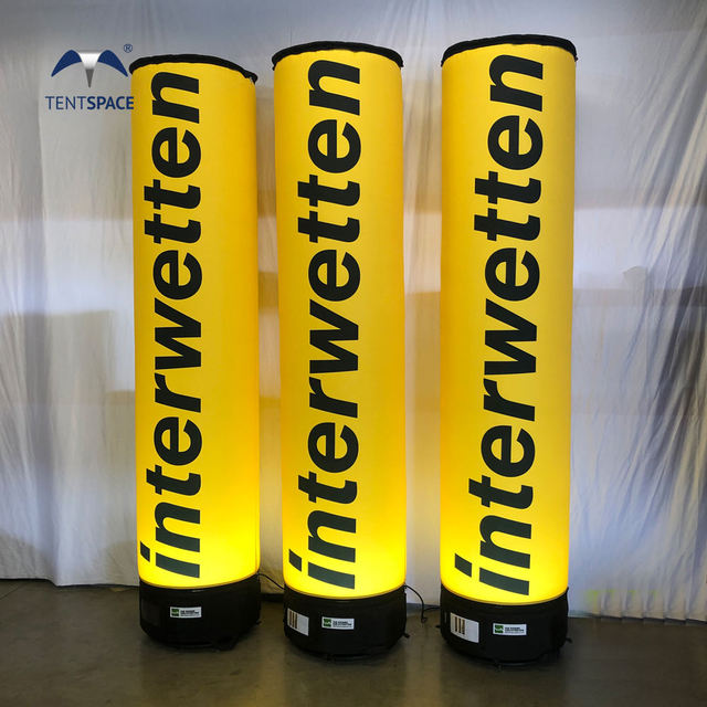 Newest Easy Setup Custom Inflatable Advertising   LED Light Inflatable Glow Ball for Camping Beach Night Party Event