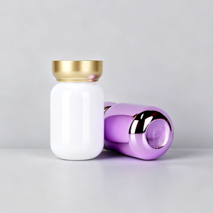 Bouteille en plastique PET vide de 150 ml avec élégant bouchon à vis décoratif en plastique, bouteille d'emballage de qualité alimentaire - Product Image 3