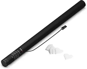 Canon à <span class=keywords><strong>confettis</strong></span> électronique <span class=keywords><strong>de</strong></span> 80 cm, <span class=keywords><strong>lanceur</strong></span> <span class=keywords><strong>de</strong></span> célébration réutilisable avec ruban coloré pour les événements <span class=keywords><strong>de</strong></span> <span class=keywords><strong>mariage</strong></span> et <span class=keywords><strong>de</strong></span> fête - Product Image 1