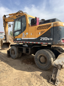 Excavadora Móvil Usada HYUNDAI 210W-9S para Construcción de Carreteras y Obras Urbanas, Maquinaria Pesada Usada, Excavadora de Ruedas Económica - Product Image 5