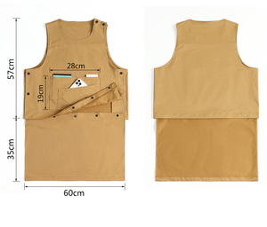 Tablier <span class=keywords><strong>de</strong></span> Serveur Amovible Long et Imperméable pour Hommes et Femmes, Tablier <span class=keywords><strong>de</strong></span> <span class=keywords><strong>Cuisine</strong></span>, Vêtements <span class=keywords><strong>de</strong></span> Travail pour Salon <span class=keywords><strong>de</strong></span> Manucure, Café, Nettoyage - Product Image 6