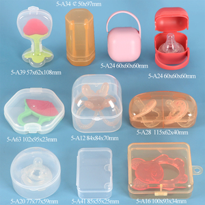 Boîte de rangement portable pour sucettes et jouets de dentition pour bébé SUNSHING, en plastique personnalisé, pour nouveau-né, chaîne de sucette, étui de voyage pour bébé - Product Image 1