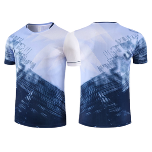 Conjunto de 2 piezas para correr y Gimnasio Deportivo de verano para hombre, camisetas transpirables de manga corta, pantalones cortos con patrón estampado, entrenamiento de cuello redondo - Product Image 2
