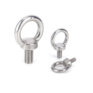 Vis à œil en acier inoxydable Mingluo M3-M48, tête ronde, quincaillerie de levage, finition passivée de qualité 304 - Product Image 1