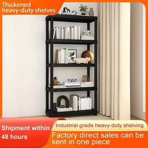 Verstelbaar zwaarlast opbergrek, plastic schappenrek, plastic opbergplanken, schappenunit, verstelbaar multifunctioneel rek voor de garage - Product Image 3