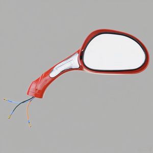 GY6 <span class=keywords><strong>50cc</strong></span>-250cc Cyclomoteurs Nouveaux rétroviseurs en carbone Rétroviseur latéral de 8mm avec boîte de clignotant rouge emballé - Product Image 4