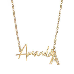 Nuova Collana a Catena in Acciaio Inossidabile Placcato Argento/Oro Personalizzabile Fai-da-Te di Alta Qualità Impermeabile 2026 - Product Image 1