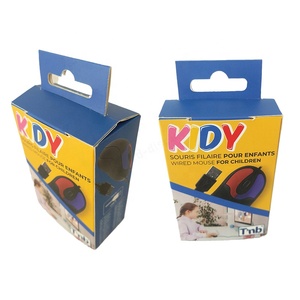 Custom Made Small Paper Box Recyclable Kraft Paper Box Packaging For Mouse