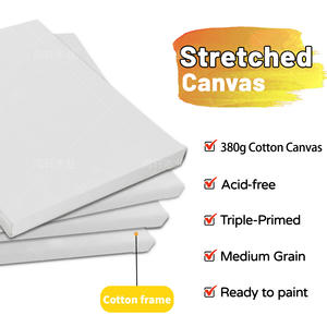 <span class=keywords><strong>Lienzos</strong></span> estirados <span class=keywords><strong>para</strong></span> <span class=keywords><strong>pintar</strong></span>, suministros de arte 80x120cm Marco de lienzo grande en blanco de algodón imprimado <span class=keywords><strong>para</strong></span> <span class=keywords><strong>pintar</strong></span>, acrílico, pinturas al óleo - Product Image 3