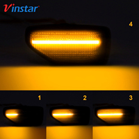Pour Dacia pour Duster 2017-2022 système électrique automatique lentille de fumée dynamique Led clignotant feu de position latéral pour Dacia pour Renault