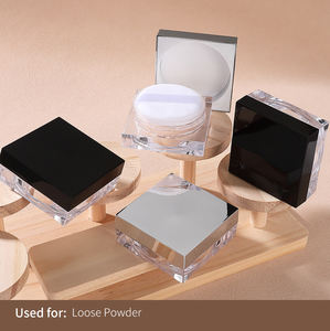 โถร่อนแบบหมุนได้สำหรับใส่เครื่องสำอางแป้งฝุ่นขวดเปล่าที่ใส่ตะแกรงด้านใน - Product Image 2