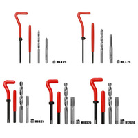 Kit de réparation de filetage métrique à prix avantageux, 131 pièces, M5 M6 M8 M10 M12