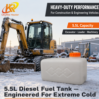 OkyRie 5.5L Kunststoff LKW Park heizung Teile Auto Heizöl & Benzin Tank für Boote & Autos R134A Kältemittel