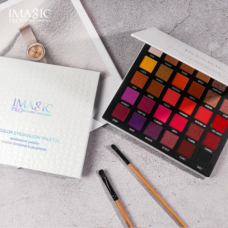 IMAGIC cosmetics 2021, лидер продаж, трендовый макияж для глаз galaxy shine, 30 цветов, матовые мерцающие тени для век, палитра, оптовая продажа с завода