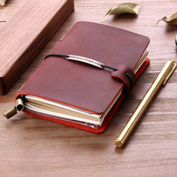 Agenda quotidien A5 fait à la main en cuir personnalisé avec reliure Vintage véritable cahier en cuir véritable ligné style imprimé grande idée cadeau