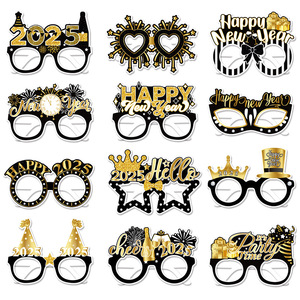 2025 decoración de fiesta de año nuevo 2025 gafas 3D de Año Nuevo <span class=keywords><strong>Hola</strong></span> 2025 gafas para feliz decoración de Año Nuevo - Product Image 2