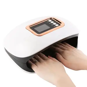 New Magnet Design UV LED 72ワットRechargeable Nail Lamp Dryer Gel Polish Glue Quick Dry LightためSalon